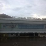 Aeropuerto de Cebú, desde el avión. A punto de despegar